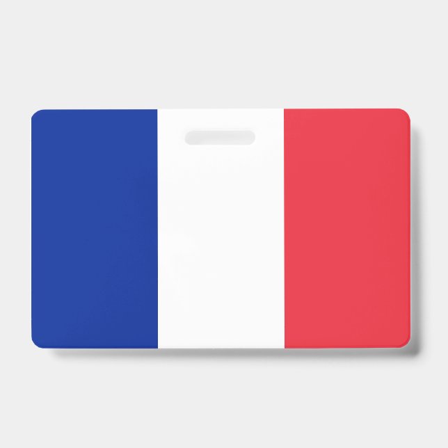 Crachá Bandeira da França (Frente)