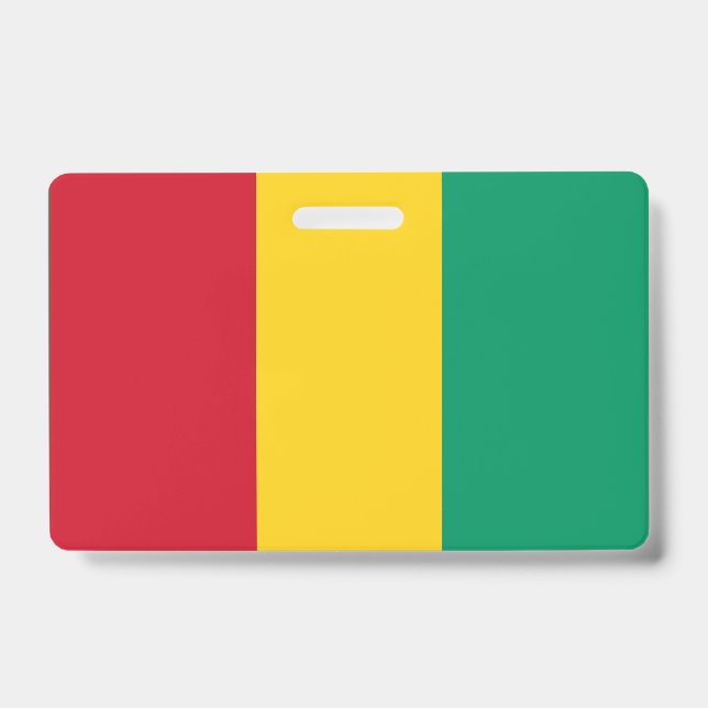 Crachá bandeira da Guiné (Frente)