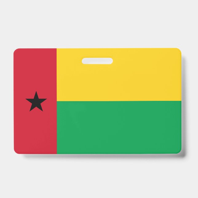 Crachá bandeira da Guiné-Bissau (Frente)