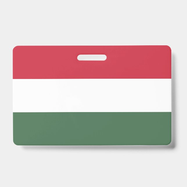 Crachá Bandeira da Hungria (Frente)