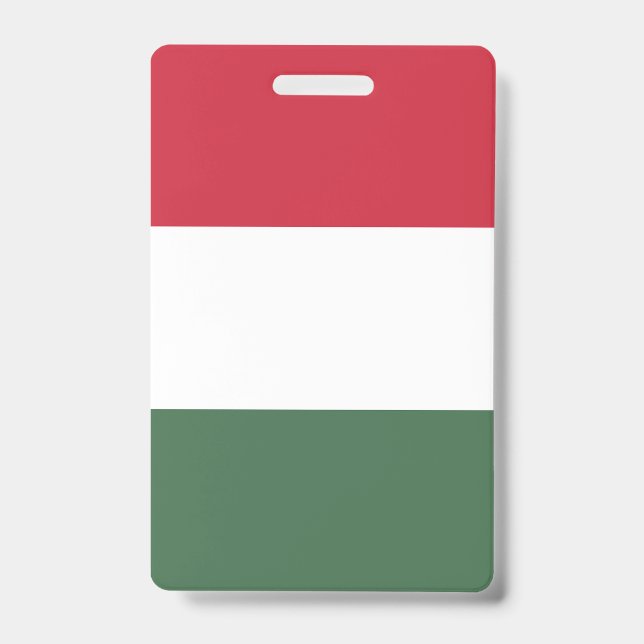 Crachá Bandeira da Hungria (Frente)