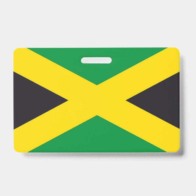 Crachá bandeira da Jamaica (Frente)