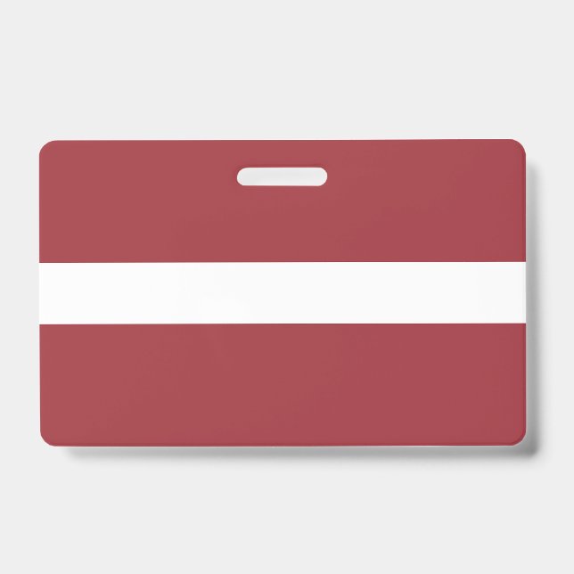 Crachá Bandeira da Letônia (Frente)