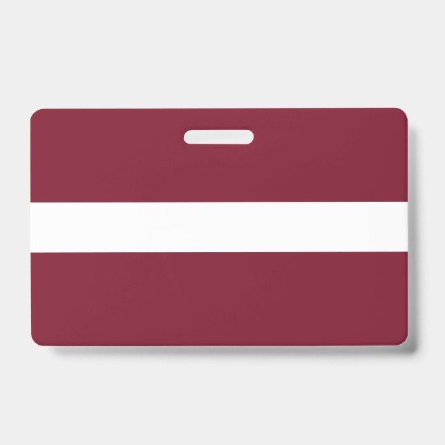 Crachá Bandeira da Letónia (Frente)