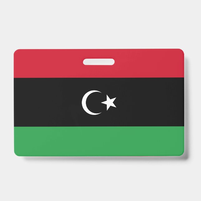 Crachá Bandeira da Líbia (Frente)