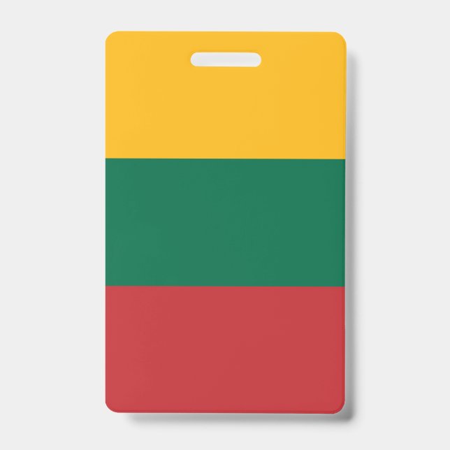 Crachá Bandeira da Lituânia (Frente)