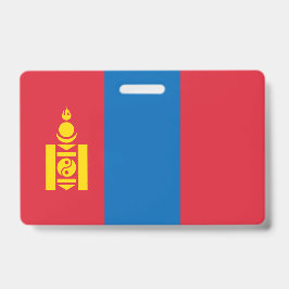 Crachá bandeira da Mongólia