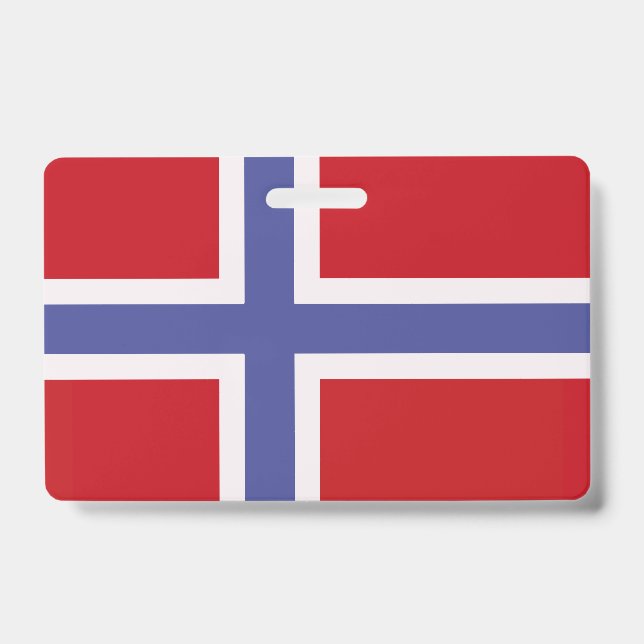 Crachá Bandeira da Noruega (Frente)