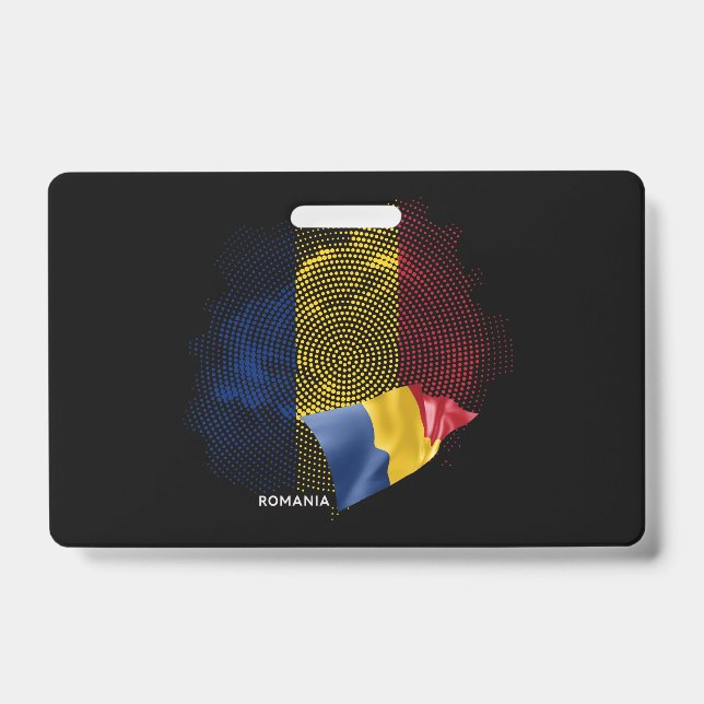Crachá bandeira da Romênia (Frente)