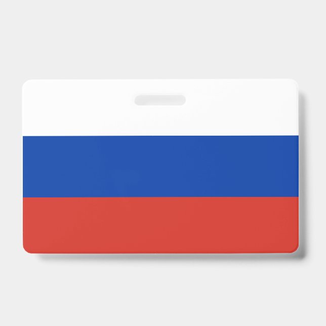 Crachá Bandeira da Rússia (Frente)