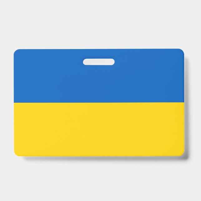 Crachá Bandeira da Ucrânia (Ucrânia) (Frente)