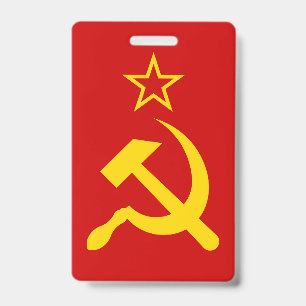 Crachá Bandeira da URSS - Bandeira da União Soviética