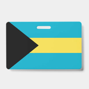 Crachá bandeira das Bahamas