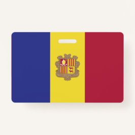 Crachá Bandeira de Andorra