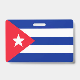 Crachá bandeira de Cuba
