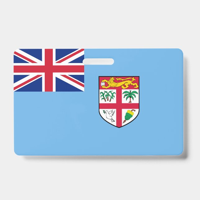 Crachá bandeira de Fiji (Frente)
