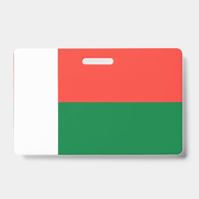 Crachá bandeira de Madagáscar (Frente)