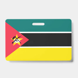 Crachá bandeira de Moçambique