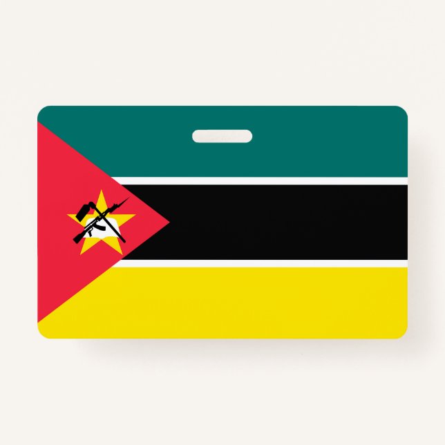 Crachá Bandeira de Moçambique (Frente)
