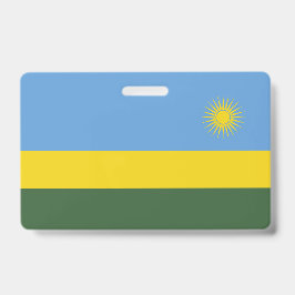 Crachá bandeira de Ruanda