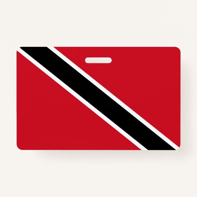 Crachá Bandeira de Trinidad e Tobago (Frente)