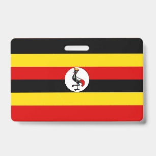 Crachá bandeira de Uganda