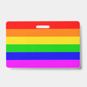 Crachá Bandeira do Arco-íris Gay Transgênero