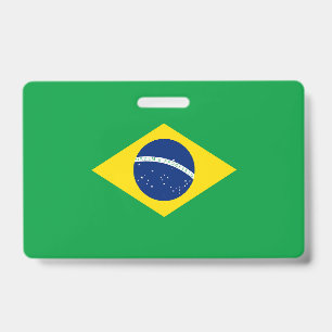 Crachá bandeira do Brasil