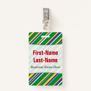 Crachá Bandeira do Brasil inspirada em padrões de distrib