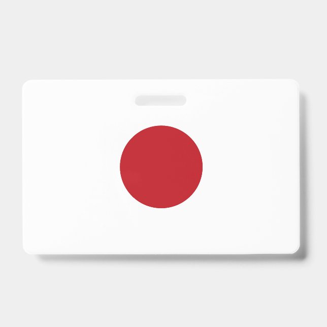 Crachá bandeira do Japão (Frente)