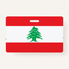 Crachá Bandeira do Líbano
