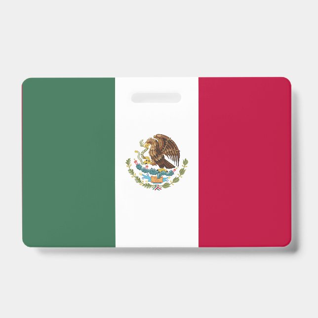 Crachá bandeira do México (Frente)