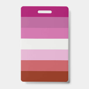 Crachá Bandeira do Orgulho Lésbico LGBTQ