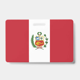 Crachá bandeira do Peru