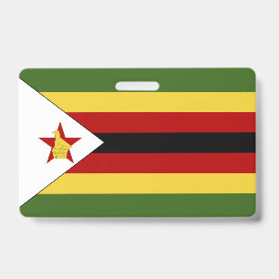 Crachá Bandeira do Zimbabué