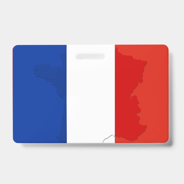 Crachá bandeira francesa (Frente)