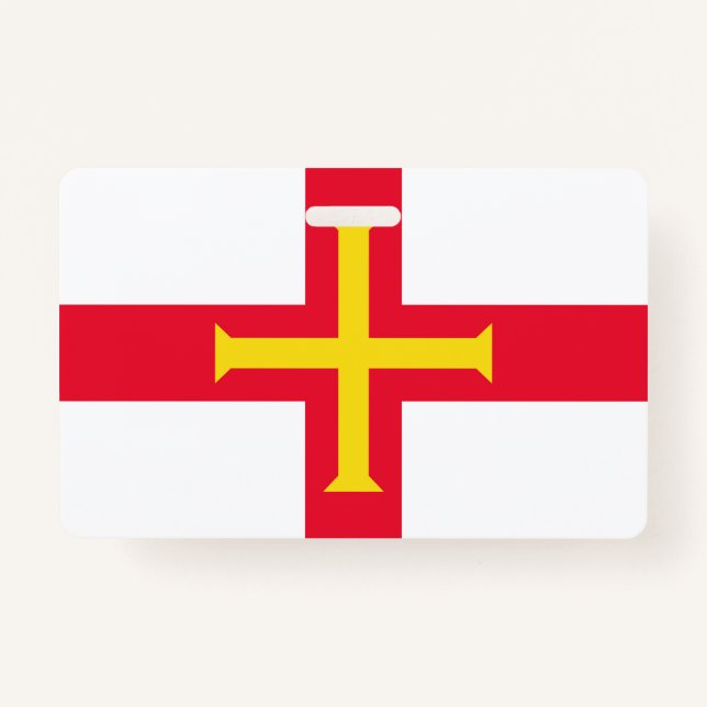 Crachá bandeira Guernsey (Frente)