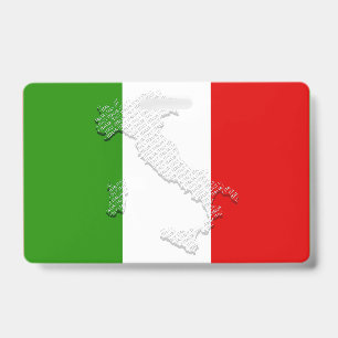 Crachá bandeira italiana