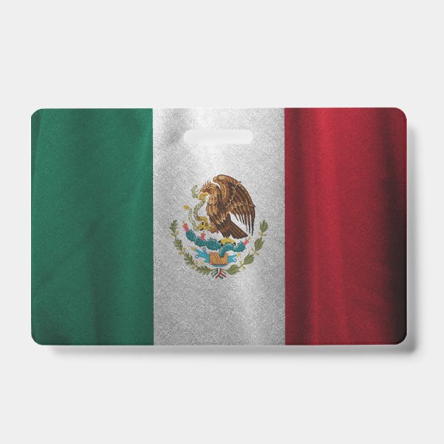 Crachá Bandeira Mexicana (Frente)