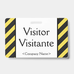 Crachá Básico de "Visitante"