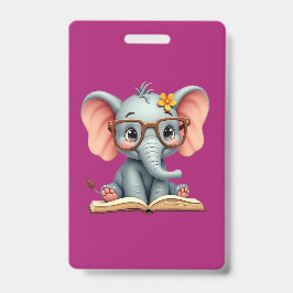 Crachá Bebê Elefante Sábio