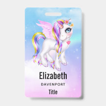 Belo Unicórnio com Rainbow Mane Tail