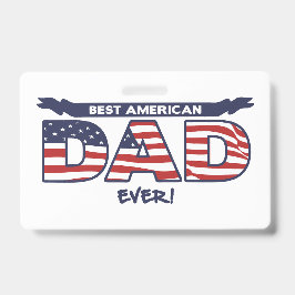 Crachá Best American Dad Ever