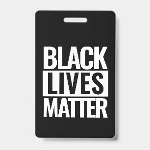 Crachá Black Lives Matter Personalizado