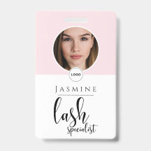 Blush Rosa Branco Elegante Especialista em Cílios 