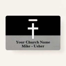 Crachá Boas-vindas à Igreja Cristã Branca Negra