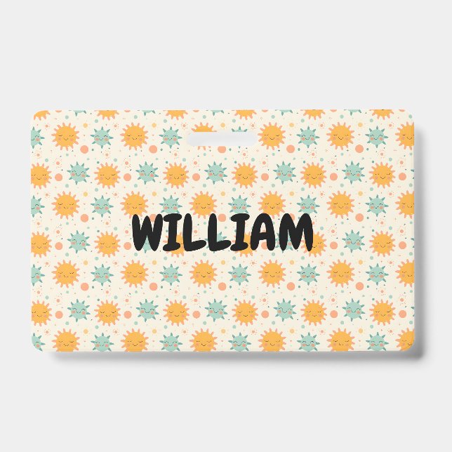 Crachá Boho Sun Reproduzido (Front)