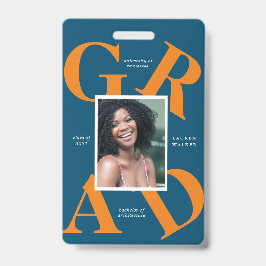 Crachá bold script coloração da escola formando anúncio