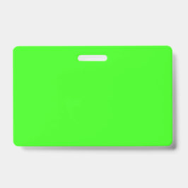 Crachá Cadalco Neon Verde Personalizado – Identificador O