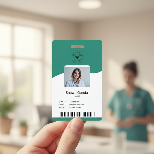 Crachá Cadalete de identificação médica simples Mordern (Criador carregado)